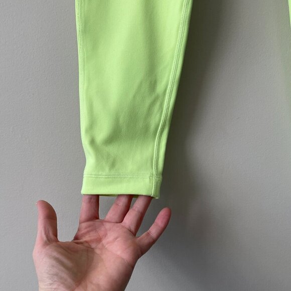Lululemon 2022 Align High-Rise Pant 28" Yoga Leggings Faded Zap Green 4 - Picture 6 of 8